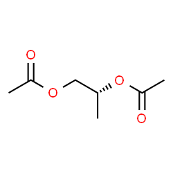 ChemSpider 2D Image | (2R)-1,2-Propanediyl diacetate | C7H12O4