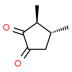 ChemSpider 2D Image | (3S,4R)-3,4-Dimethyl-1,2-cyclopentanedione | C7H10O2