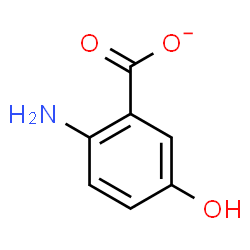 ChemSpider 2D Image | 2-Amino-5-hydroxybenzoate | C7H6NO3