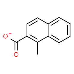 ChemSpider 2D Image | 1-Methyl-2-naphthoate | C12H9O2