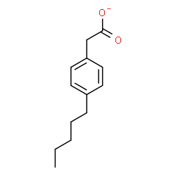 ChemSpider 2D Image | (4-Pentylphenyl)acetate | C13H17O2