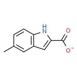 ChemSpider 2D Image | 5-Methyl-1H-indole-2-carboxylate | C10H8NO2