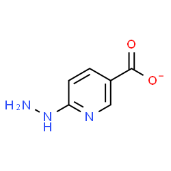 ChemSpider 2D Image | 6-Hydrazinonicotinate | C6H6N3O2