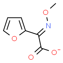 ChemSpider 2D Image | (2E)-2-Furyl(methoxyimino)acetate | C7H6NO4