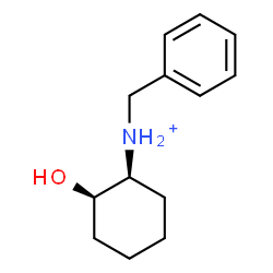 ChemSpider 2D Image | (1S,2R)-N-Benzyl-2-hydroxycyclohexanaminium | C13H20NO