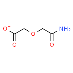 ChemSpider 2D Image | (2-Amino-2-oxoethoxy)acetate | C4H6NO4