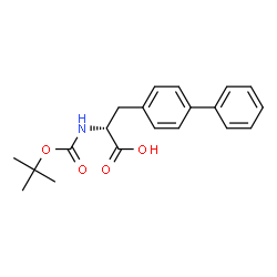 ChemSpider 2D Image | Boc-L-phe(4-ph)-OH | C20H23NO4