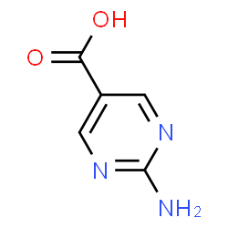 ChemSpider 2D Image | 2-Amino-5-pyrimidinecarboxylic acid | C5H5N3O2