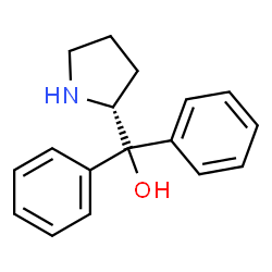 ChemSpider 2D Image | R-(+)-Diphenylprolinol | C17H19NO