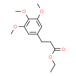 ChemSpider 2D Image | Ethyl 3,4,5-trimethoxybenzenepropanoate | C14H20O5