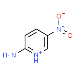 ChemSpider 2D Image | 2-Amino-5-nitropyridinium | C5H6N3O2