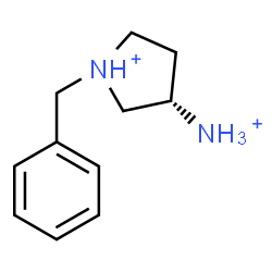 ChemSpider 2D Image | (3S)-3-Ammonio-1-benzylpyrrolidinium | C11H18N2