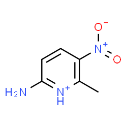 ChemSpider 2D Image | 6-Amino-2-methyl-3-nitropyridinium | C6H8N3O2