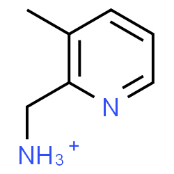 ChemSpider 2D Image | (3-Methyl-2-pyridinyl)methanaminium | C7H11N2