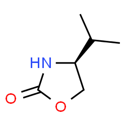 ChemSpider 2D Image | (S)-4-Isopropyl-2-oxazolidinone | C6H11NO2
