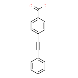 ChemSpider 2D Image | 4-(Phenylethynyl)benzoate | C15H9O2