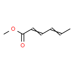 ChemSpider 2D Image | Methyl 2,4-hexadienoate | C7H10O2