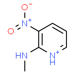 ChemSpider 2D Image | 2-(Methylamino)-3-nitropyridinium | C6H8N3O2