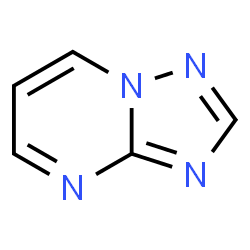 ChemSpider 2D Image | 1,2,4-TRIAZOLO[1,5-A]PYRIMIDINE | C5H4N4