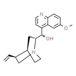 ChemSpider 2D Image | (3alpha,4beta,9S)-6'-Methoxycinchonan-9-ol | C20H24N2O2