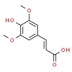 ChemSpider 2D Image | Sinapinic acid | C11H12O5
