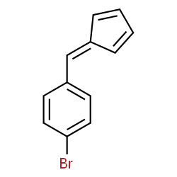 ChemSpider 2D Image | 1-Bromo-4-(2,4-cyclopentadien-1-ylidenemethyl)benzene | C12H9Br