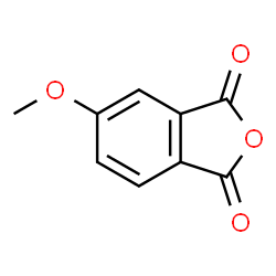 ChemSpider 2D Image | 4-methoxyphthalic anhydride | C9H6O4