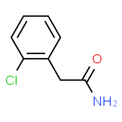 ChemSpider 2D Image | 2-(2-Chlorophenyl)acetamide | C8H8ClNO