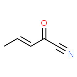 ChemSpider 2D Image | 2-Oxopent-3-enenitrile | C5H5NO
