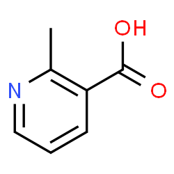 ChemSpider 2D Image | 2-Methylnicotinic acid | C7H7NO2
