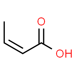 ChemSpider 2D Image | Isocrotonic acid | C4H6O2