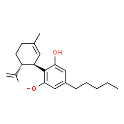 ChemSpider 2D Image | (-)-trans-Cannabidiol | C21H30O2
