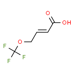 ChemSpider 2D Image | (2E)-4-(Trifluoromethoxy)-2-butenoic acid | C5H5F3O3