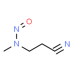 ChemSpider 2D Image | 3-(METHYLNITROSAMINO)PROPIONITRILE | C4H7N3O
