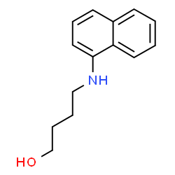 ChemSpider 2D Image | 4-(1-Naphthylamino)-1-butanol | C14H17NO