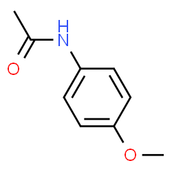 ChemSpider 2D Image | p-Acetanisidine | C9H11NO2