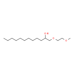 ChemSpider 2D Image | 1-(2-Methoxyethoxy)-2-dodecanol | C15H32O3