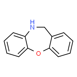 ChemSpider 2D Image | 10,11-Dihydrodibenzo[b,f][1,4]oxazepine | C13H11NO