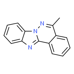 ChemSpider 2D Image | 5-Methylbenzimidazo[2,1-a]phthalazine | C15H11N3