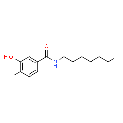 ChemSpider 2D Image | 3-Hydroxy-4-iodo-N-(6-iodohexyl)benzamide | C13H17I2NO2