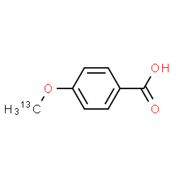 ChemSpider 2D Image | 4-[(~13~C)Methyloxy]benzoic acid | C713CH8O3