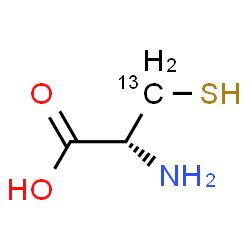 ChemSpider 2D Image | L-(3-~13~C)Cysteine | C213CH7NO2S