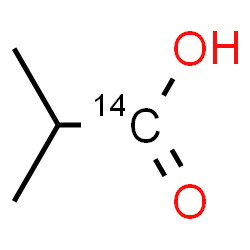 ChemSpider 2D Image | 2-Methyl(1-~14~C)propanoic acid | C314CH8O2