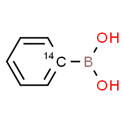 ChemSpider 2D Image | (1-~14~C)Phenylboronic acid | C514CH7BO2