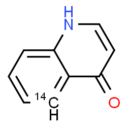 ChemSpider 2D Image | 4(1H)-(5-~14~C)Quinolinone | C814CH7NO