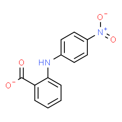 ChemSpider 2D Image | 2-[(4-Nitrophenyl)amino]benzoate | C13H9N2O4
