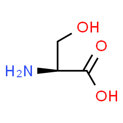 ChemSpider 2D Image | L-(-)-Serine | C3H7NO3