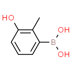 ChemSpider 2D Image | (3-Hydroxy-2-methylphenyl)boronic acid | C7H9BO3