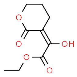 ChemSpider 2D Image | Ethyl (2E)-hydroxy(2-oxodihydro-2H-pyran-3(4H)-ylidene)acetate | C9H12O5