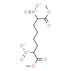 ChemSpider 2D Image | Dimethyl 2,7-dinitrooctanedioate | C10H16N2O8